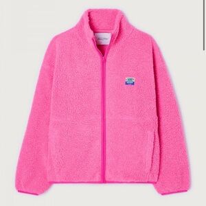 American Vintage Pink Fleece Jacket